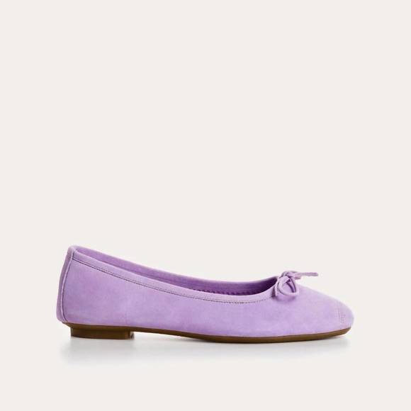 NEW REQINS women's harmony ballerina flats in lavender - Picture 1 of 4